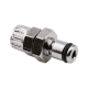 1/4" CPC Type Panel Mount Q.D. w/o Shut-off, Male