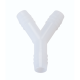 1/2" Barbed Y, Plastic