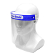 Anti-Fog Disposable Face Shield Blue 10/pk