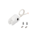 Holder, Electric Auto, Molded, Normally Closed, White