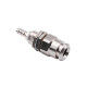 Panel Mount 10-32 Coupler w/ Shut Off Plated