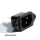 Socket, power cord, Electric, 15A, USA