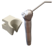 3-way Ring Latch Syringe with Asepsis Tubing and holder