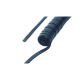 Syringe Tubing, 2 Hole, Asepsis Coiled Black