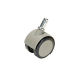 Caster, Soft Wheel For Hard Floors, Gray
