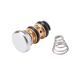 Syringe Button w/Spring, Quick Clean