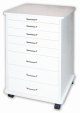 TPC Doctor's Mobile Cabinet (White) TMC-140-W