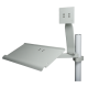 Monitor Support & Full Size Keyboard Tray, w/Dual 8
