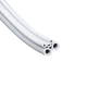 FC Tubing, 5 Hole, Poly Gray; Roll of 100ft