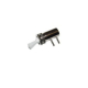 Toggle Valve, Side Port, Momentary, 3-Way, Normally Closed, Gray