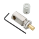 Flow Control Valve w/Knob, Gray