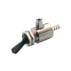 Cup Filler Valve, Momentary, 2-Way, Black