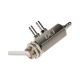 Toggle Cartridge Routing Valve, On/Off, Side & Rear Ported, Gray