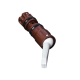 Toggle Valve Replacement Cartridge, Momentary, 2-Way, Normally Closed, Brown w/ Gray Toggle