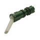 Toggle Valve Replacement Cartridge, Momentary, 3-Way Normally Open, Green w/ Gray Toggle