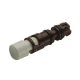 Push Button Valve Replacement Cartridge, Momentary, 2-Way, Normally Closed, Brown w/ Gray Button