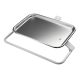 Tray, Folding Rigid Arm Mounted, Gray