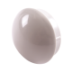 Cart End Cap, Dome Shape, Gray