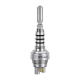Coupler, Chrome Coating, Fiber Optics, 5 Pin, for Turbines with W&H Connection