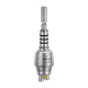 Coupler, Chrome Coating, LED Bulb, 6 Pin, for Turbines with KAVO Connection, with Water Regulation