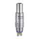 Coupler, Chrome Coating, LED Bulb, 6 Pin, for Turbines with NSK Connection
